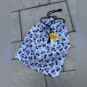New Disney Mickey Mouse Travel Pouch - Black and White